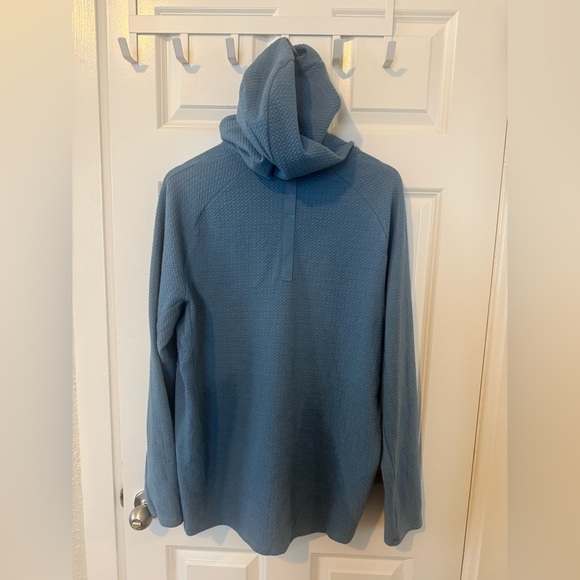 Lululemon Men’s At Ease Hoodie Blue Double-Knit Size Large - Picture 6 of 10